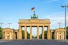 Berlin Germany flag Brandenburg Gate