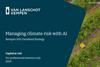 Managing climate risk with AI