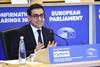 photo of Stéphane Séjourné, European Commissioner-designate for Prosperity and Industrial Strategy, during his confirmation hearing in the European Parliament