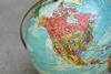United States US map globe