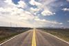 Road sky clouds horizon long-term distance