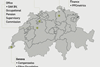 Switzerland pensions map