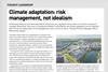 Climate adaptation: risk management, not idealism