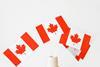 Canada flags maple leaf