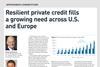 Resilient private credit fills a growing need across U.S. and Europe