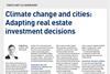 Climate change and cities: Adapting real estate investment decisions