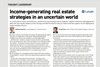 Income-generating real estate strategies in an uncertain world