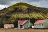 Iceland flag scenery