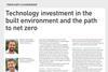 Technology investment in the built environment and the path to net zero