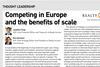 Competing in Europe and the benefits of scale