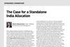The Case for a Standalone India Allocation
