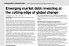 Emerging market debt: investing at the cutting edge of global change