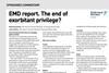 EMD report. The end of exorbitant privilege?
