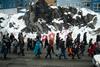 Greenland flags protest