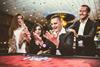 Lucky gamblers in casino roulette