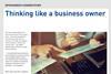 Thinking like a business owner
