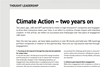 Climate Action – two years on