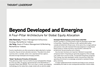 Beyond Developed and Emerging