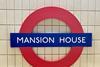 mansion house tube sign