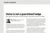 Home is not a guaranteed hedge
