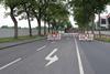 blocked road in germany