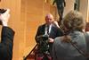 Nicolai Tangen at NBIM press conference2