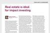 Real estate is ideal for impact investing