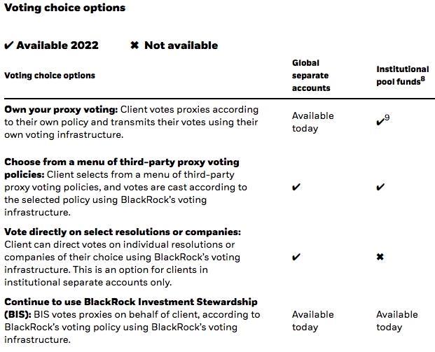 BlackRock introduces proxy voting choice for pooled funds News IPE