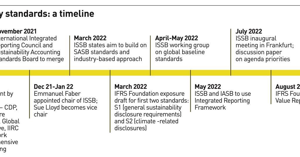 International Sustainability Accounting Standards Board: An insider ...