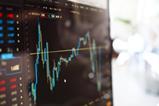 Stock price on monitor