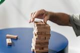 balance jenga game risk