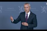 Stoltenberg at August 2025 Israel press conference