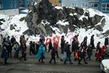 Greenland flags protest