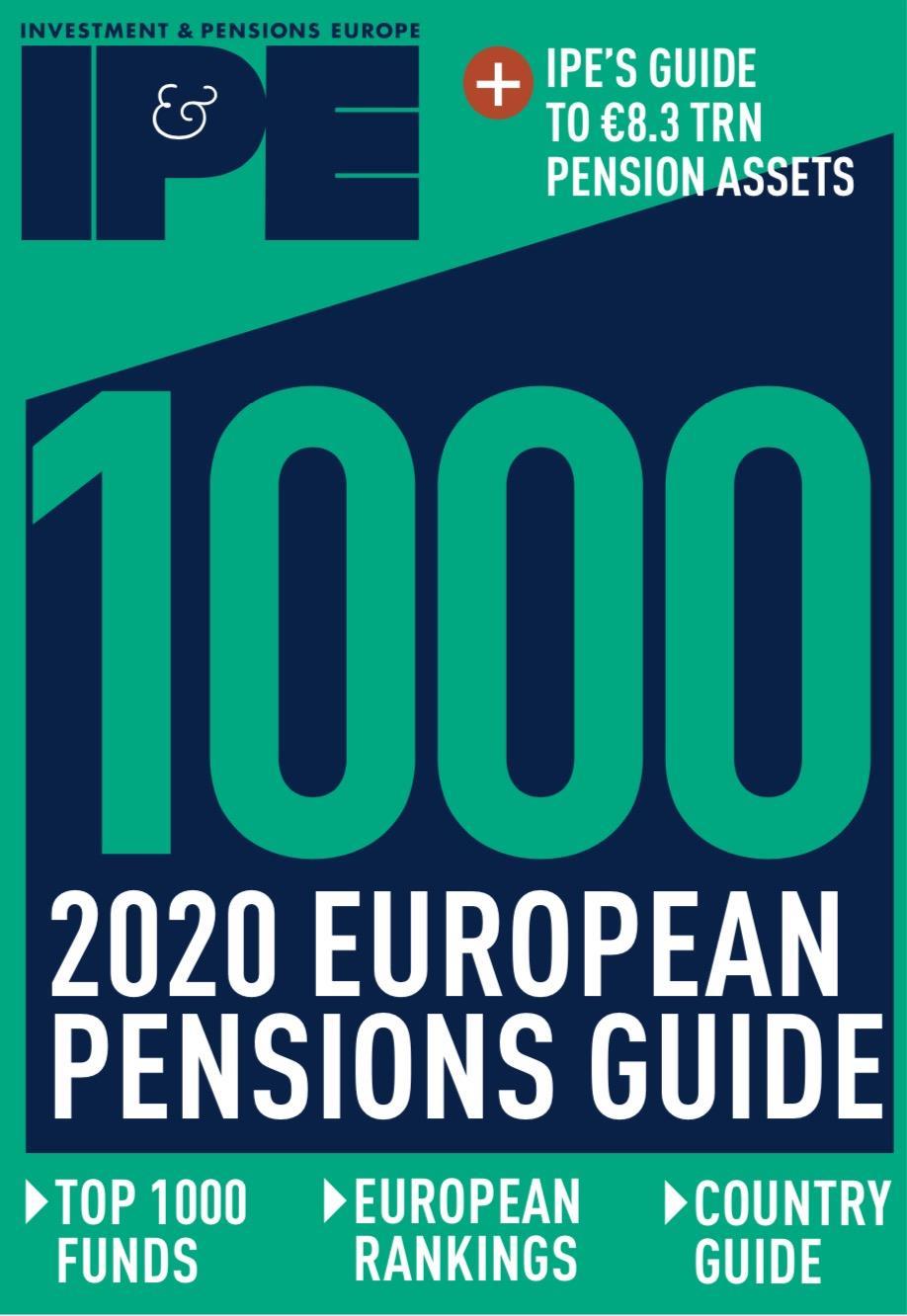 Top 1000 Pension Funds 2020 Europe’s €8trn pension pot Special