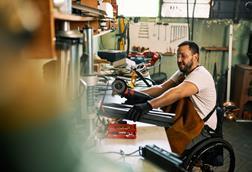 PWRI handicapped worker