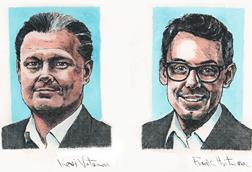 Kari Vatanen and Frank Huitema