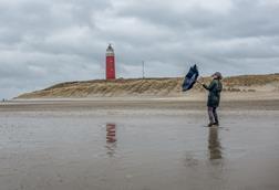 Netherlands sea storm