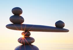 balance stones water