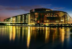 European Parliament night