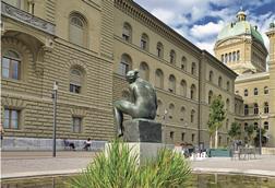 Bundeshaus in Bern- the federal parliament is set to debate pension reforms