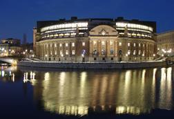 sweden riksdag outside