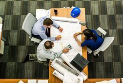 Office meeting labour work small