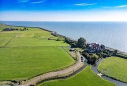 calm weather island of Marken Netherlands