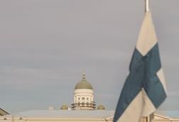 Helsinki Finland flag