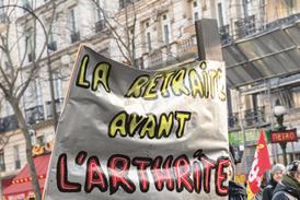 French pension reform protestors - Photo- UlyssePixel, iStock
