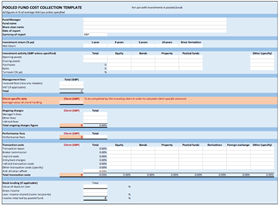 Investment Association cost disclosure template for pooled funds