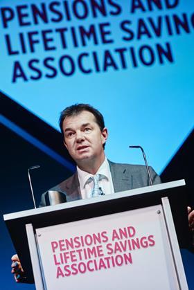 Guy Opperman speaks at the PLSA conference