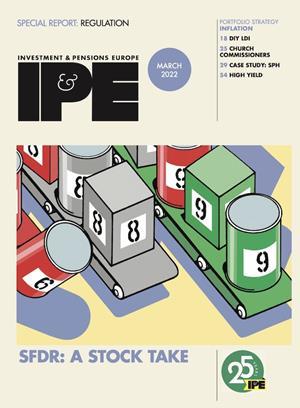 IPE March 2022 cover