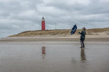 Netherlands sea storm