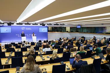 European Parliament press conference on sustainability reporting 13.11.2025